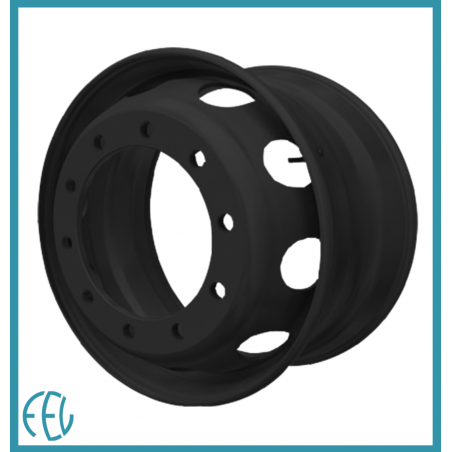 Jante 22.5x9.00 10-162 NOIRE